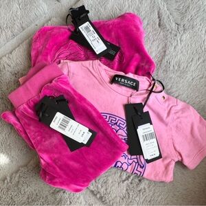 Versace Vibrant Pink Apparel Set